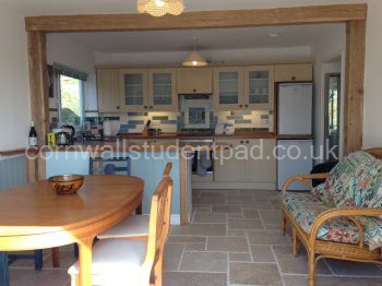 open plan kitchen